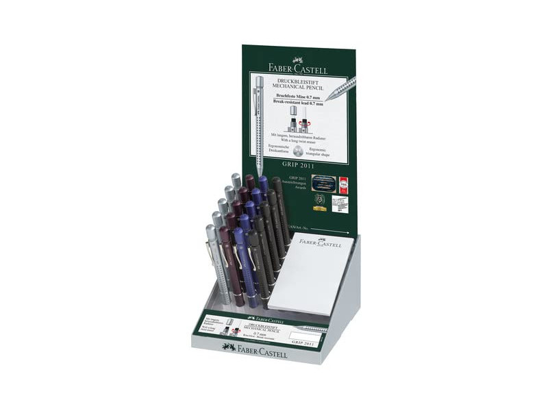 FABER-CASTELL Porte-mines GRIP 2011, dans un présentoir