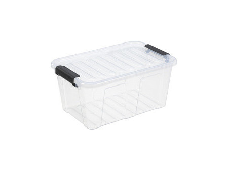 plast team Boîte de rangement HOME BOX, 8 L, transparent