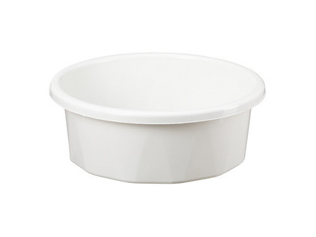 plast team Bassine 'DIAMANT', PPC, 8 litres, blanc