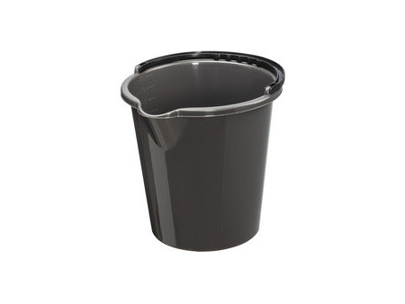 plast team Seau 'VANCOUVER', rond, 10 litres, blanc