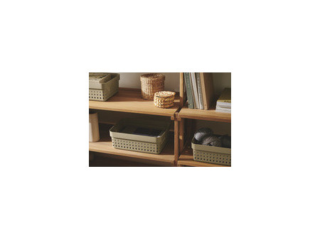 NHG Bac de rangement SEOUL BASKET M, PP, gris