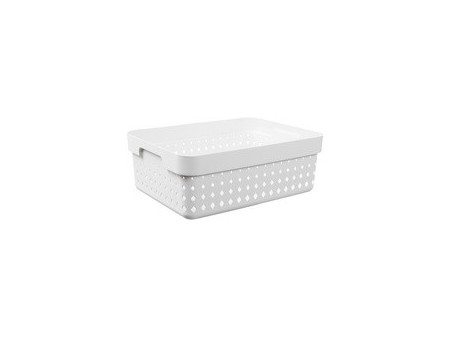 NHG Bac de rangement SEOUL BASKET M, PP, bleu