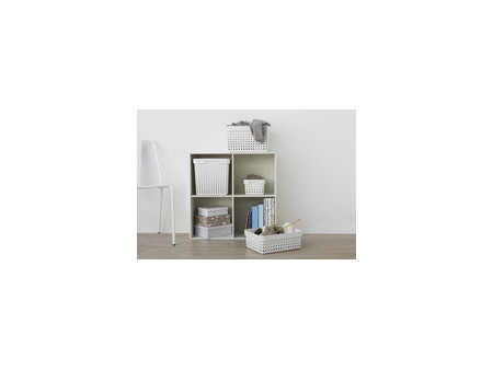 NHG Bac de rangement SEOUL BASKET M, PP, beige