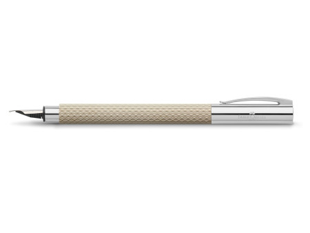 FABER-CASTELL Stylo plume Ambition OpArt White Sand