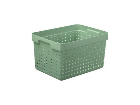 NHG Bac de rangement SEOUL BASKET L, PP, gris
