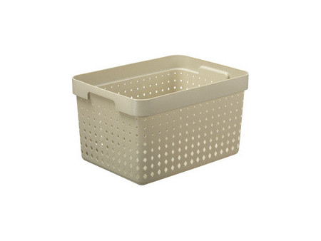 NHG Bac de rangement SEOUL BASKET L, PP, beige