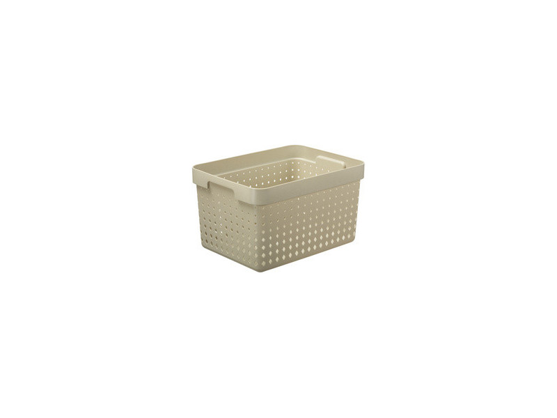 NHG Bac de rangement SEOUL BASKET L, PP, beige