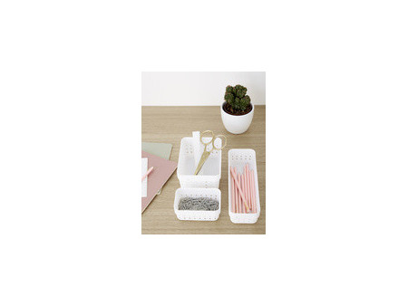 NHG Corbeille de rangement SEOUL ORGANIZER S, blanc