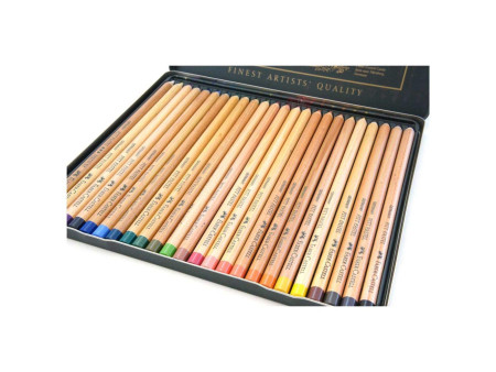 FABER-CASTELL Crayons de couleur PITT PASTELL, ètui de 24