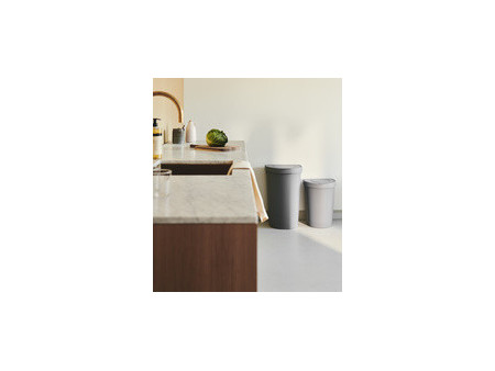 plast team Poubelle SEATTLE, 10 litres, blanc