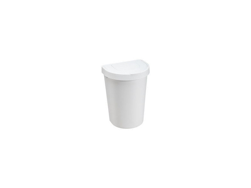 plast team Poubelle SEATTLE, 25 litres, argent