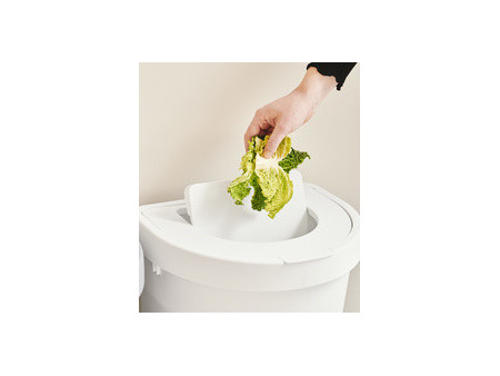 plast team Poubelle SEATTLE, 25 litres, argent
