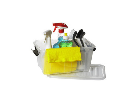 plast team Boîte de rangement HOME BOX, 8L, gris translucide