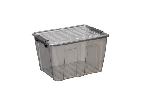 plast team Boîte de rangement HOME BOX, 15 L, gris