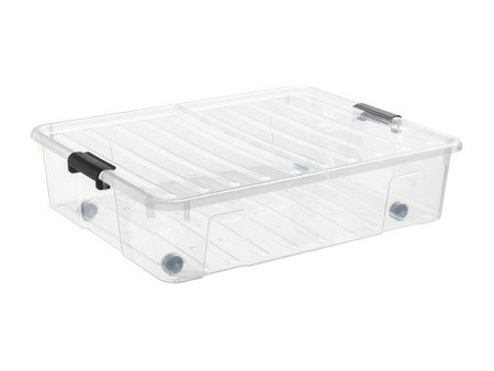 plast team Boîte de rangement HOME BOX BEDROLLER XL, 49 L