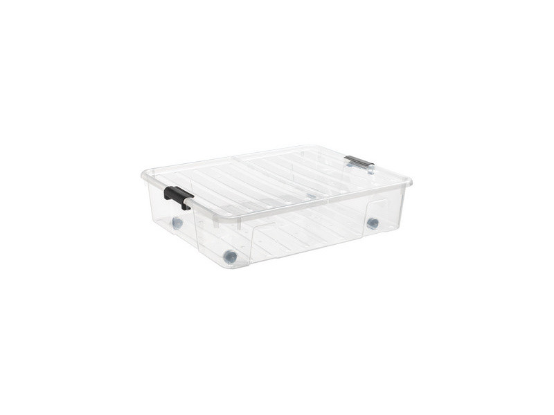 plast team Boîte de rangement HOME BOX BEDROLLER XL, 49 L