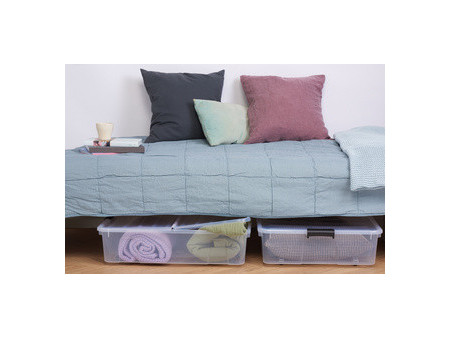 plast team Boîte de rangement HOME BOX BEDROLLER XL, 49 L