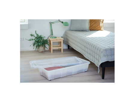 plast team Boîte de rangement BEDROLLER EASY, 30 litres