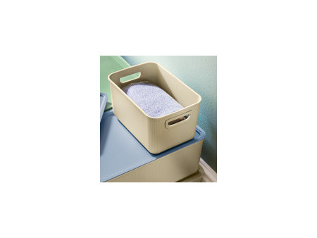 NHG Boîte de rangement AKITA STORAGE S, PP, beige clair