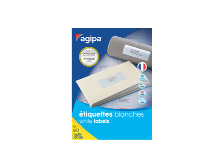 agipa Etiquette d'expédition, opaque, 199,6 x 143,5 mm