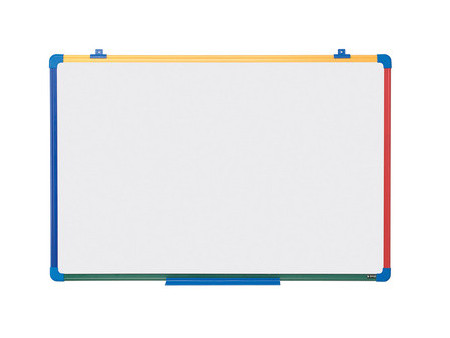 Bi-Office Tableau mural blanc pour enfants Schoolmate