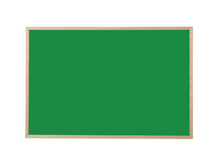 Bi-Office Tableau noir, bois naturel, 800 x 600 mm, noir