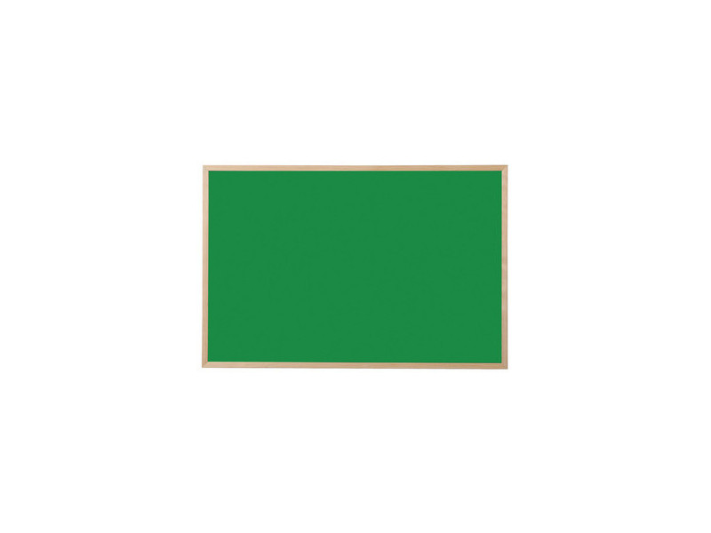 Bi-Office Tableau noir, bois naturel, 600 x 400 mm, vert