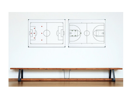 Bi-Office Tableau blanc mural terrain de foot, 1.200x900 mm