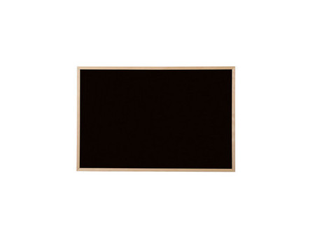 Bi-Office Tableau noir, avec cadre, pin, 600 x 400 mm
