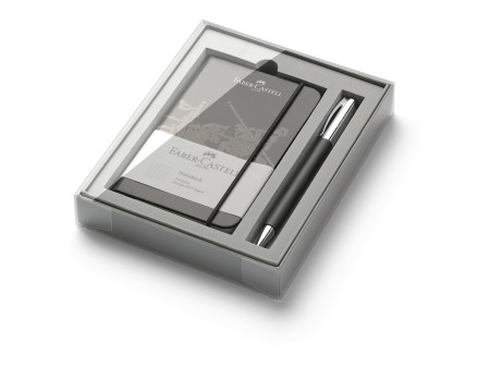 FABER-CASTELL Kit d'outils d'écriture Ambition résine, noir