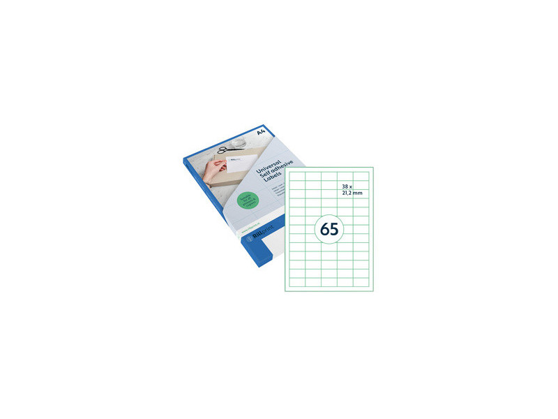 rillprint Etiquette universelle, 105 x 57 mm, blanc
