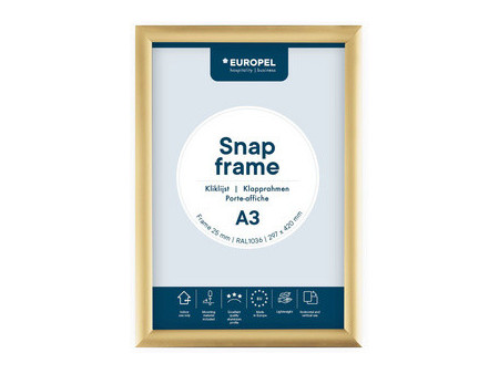 EUROPEL Cadre porte-affiche premium, A3, 25 mm, vert
