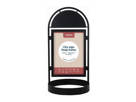 EUROPEL Panneau trottoir CITY SIGN, 1.700 x 870 x 870 mm