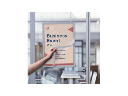 EUROPEL Cadre magnétique INFO FRAME, A4, rouge