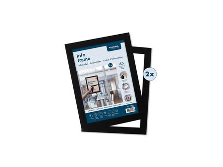 EUROPEL Cadre magnétique INFO FRAME, A5, argent