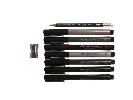 FABER-CASTELL Feutre à l'encre de Chine PITT artist pen