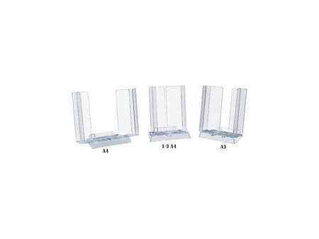 EUROPEL Porte-brochures de table, réglable, 1 compartiment