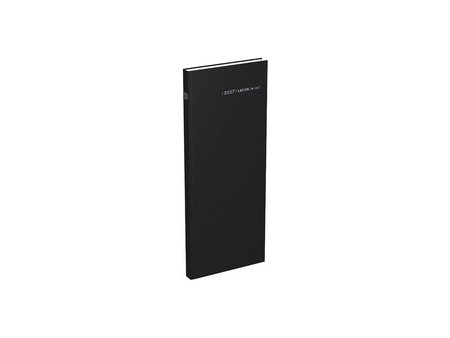 LECAS Agenda journalier Long Euros Cents, 2027, noir