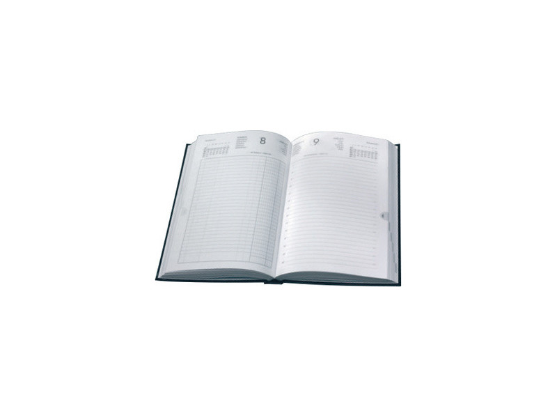 LECAS Agenda journalier Couronne EURO/Cent, 2027, noir