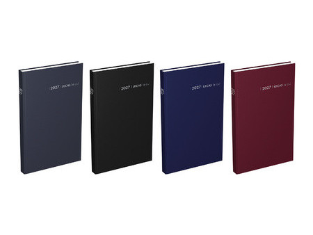LECAS Agenda journalier Couronne EURO/Cent, 2027, assorti