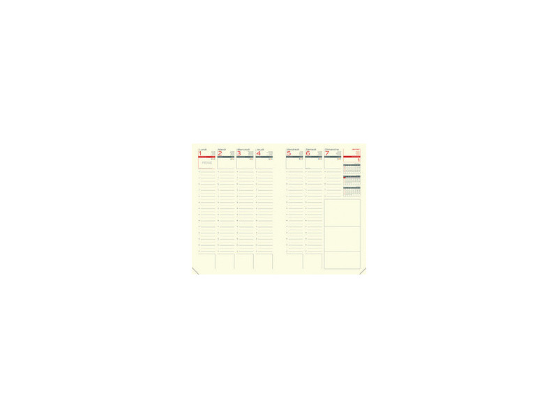 LECAS Agenda semainier 'DECO', 210 x 270 mm, 2027, assorti