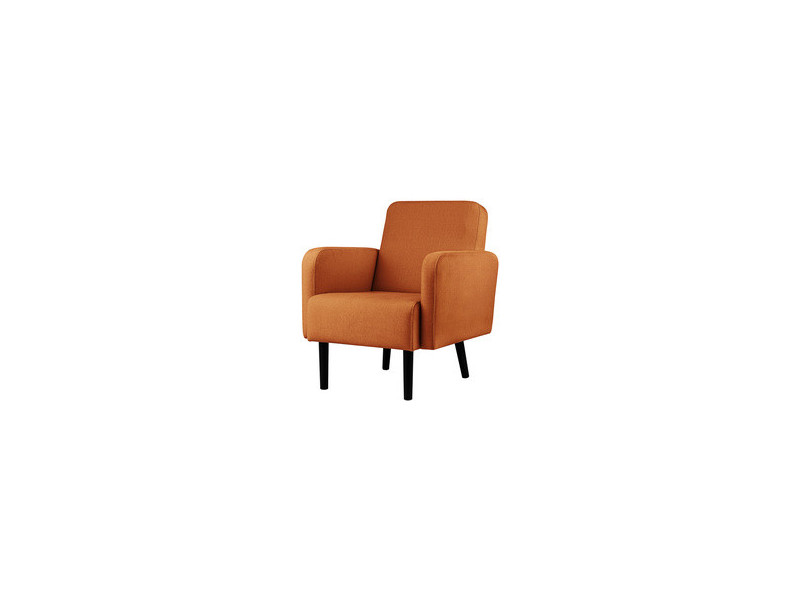 PAPERFLOW Fauteuil LISBOA, habillage en tissu, rouille