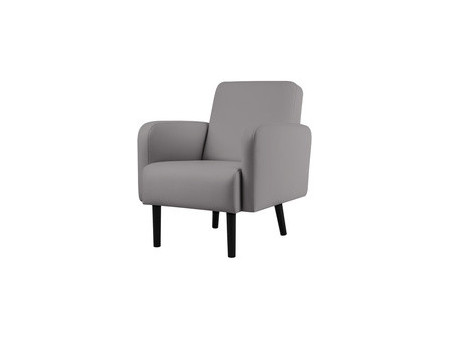 PAPERFLOW Fauteuil LISBOA, habillage simili cuir, orange
