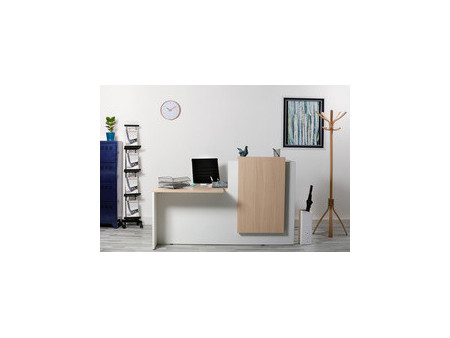 ALBA Portemanteau 'CAFE', (H)1.760 mm, bois foncé