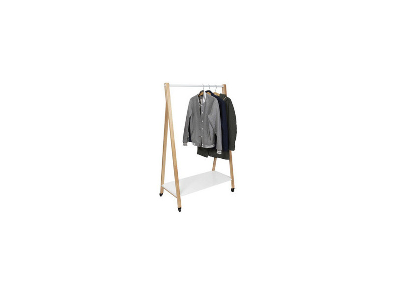 ALBA Vestiaire 'SLEEK', mobile, (H)1.490 mm, bois / blanc