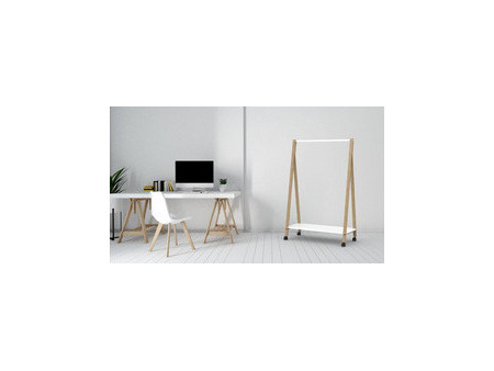 ALBA Vestiaire 'SLEEK', mobile, (H)1.490 mm, bois / blanc