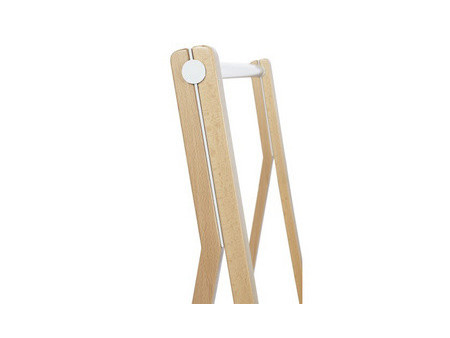 ALBA Vestiaire 'SLEEK', mobile, (H)1.490 mm, bois / blanc