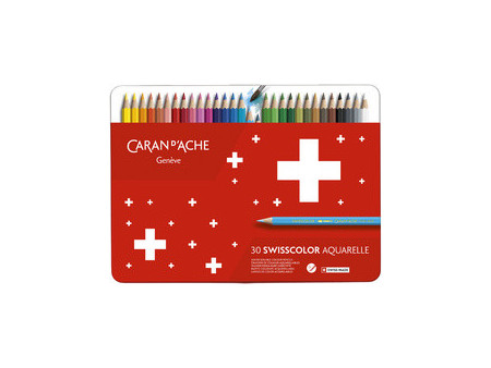 CARAN D'ACHE Crayons de couleur SWISSCOLOR Aquarelle