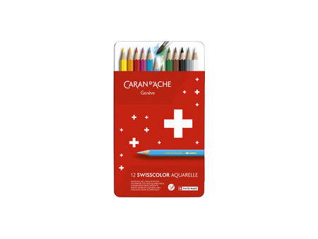 CARAN D'ACHE Crayons de couleur SWISSCOLOR Aquarelle