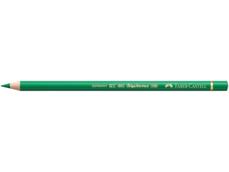 FABER-CASTELL Crayon de couleur POLYCHROMOS, vert émeraude